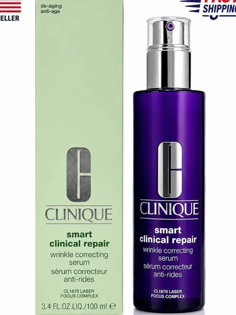 Clinique Smart Clinical Repair Wrinkle Correcting Serum 100ml 3.4oz Sealed